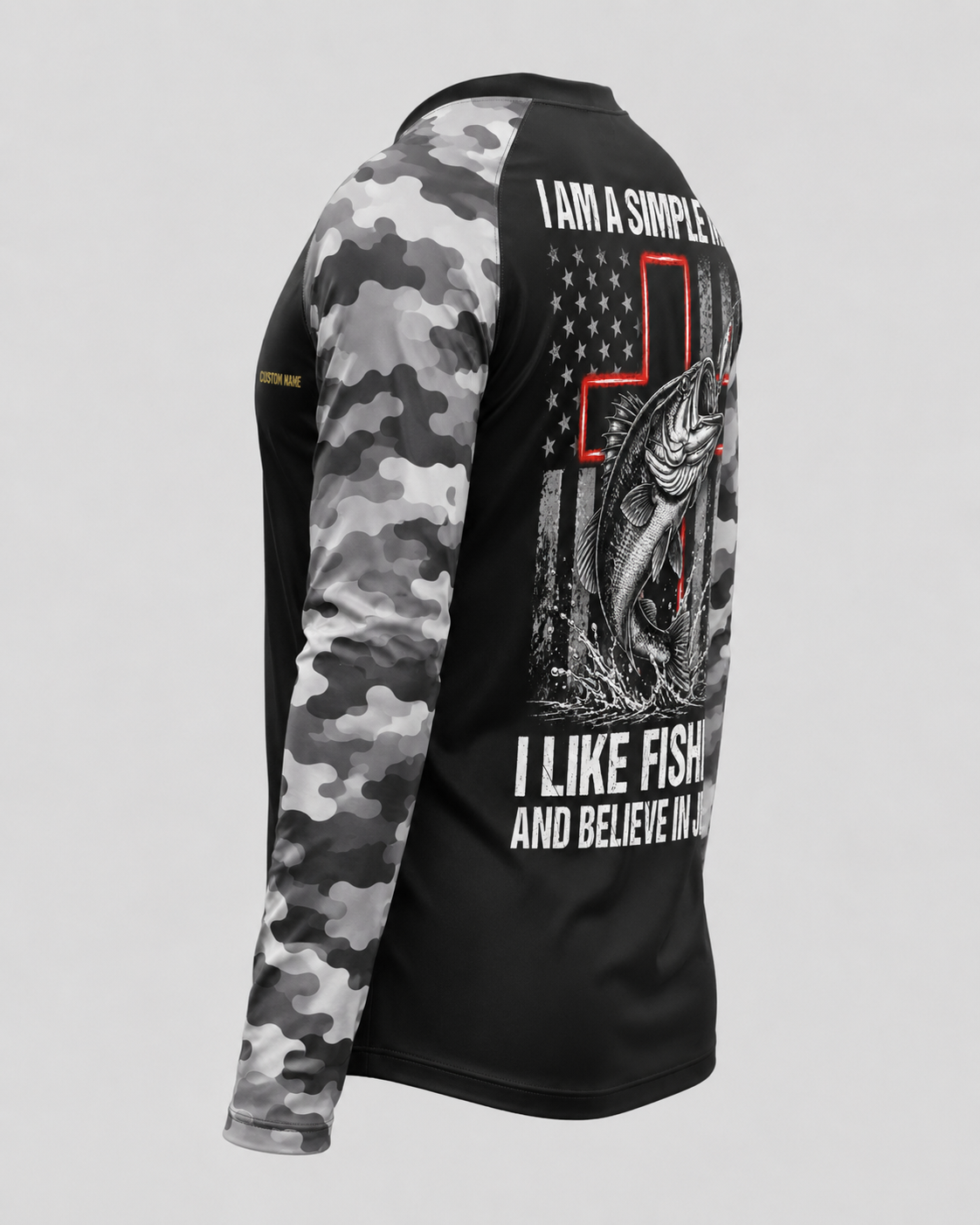 I Am A Simple Man I Like Fishing and Believe in Jesus -version 2