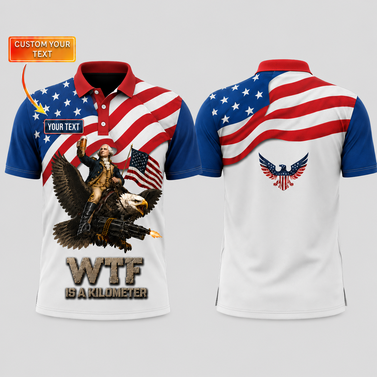 Merica 250 Anniversary USA Shirt 250 Years July 4th Men Kids , Personalized All Over Print