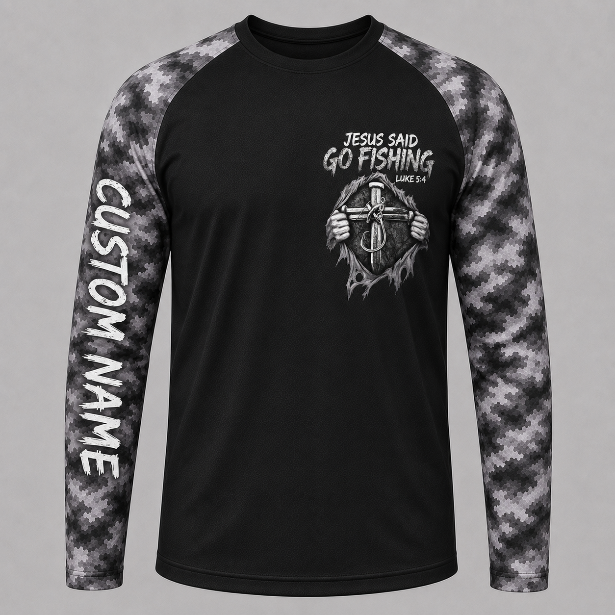 Jesus Said Go Fishing - Performance Shirt