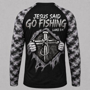Jesus Said Go Fishing - Performance Shirt