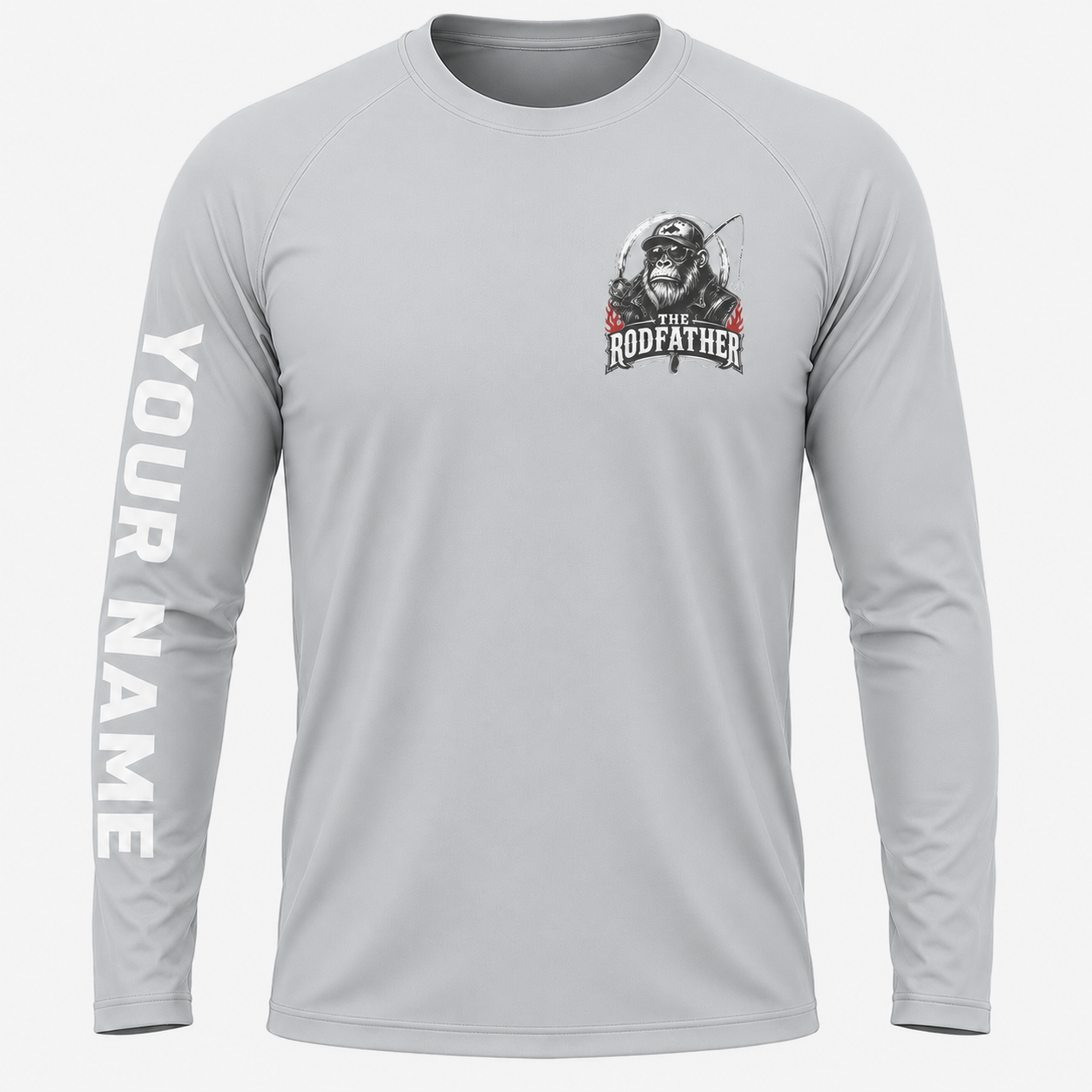The Rodfather Men Long Sleeve UPF 50+ T Shirt Sun Protection