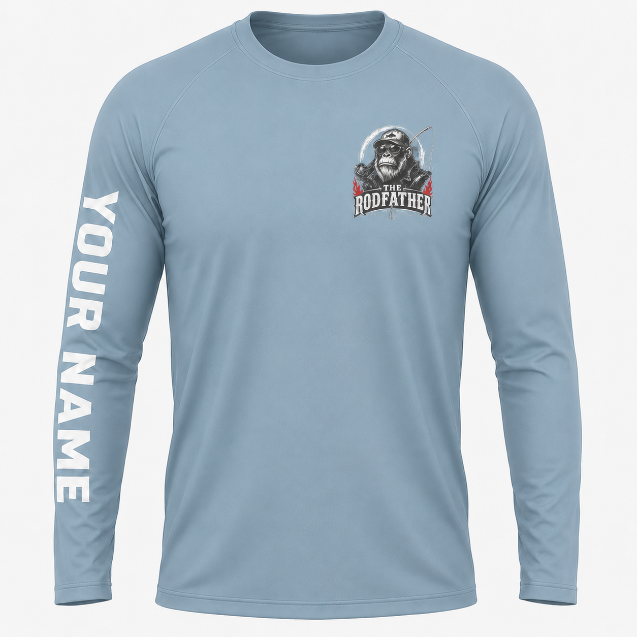 The Rodfather Men Long Sleeve UPF 50+ T Shirt Sun Protection