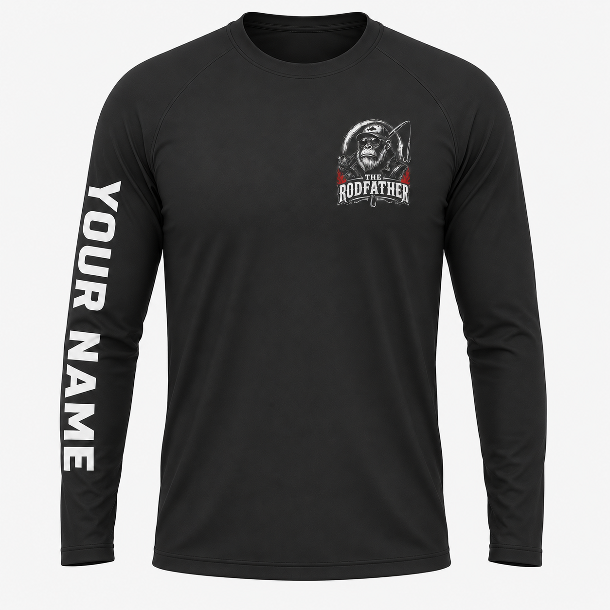 The Rodfather Men Long Sleeve UPF 50+ T Shirt Sun Protection