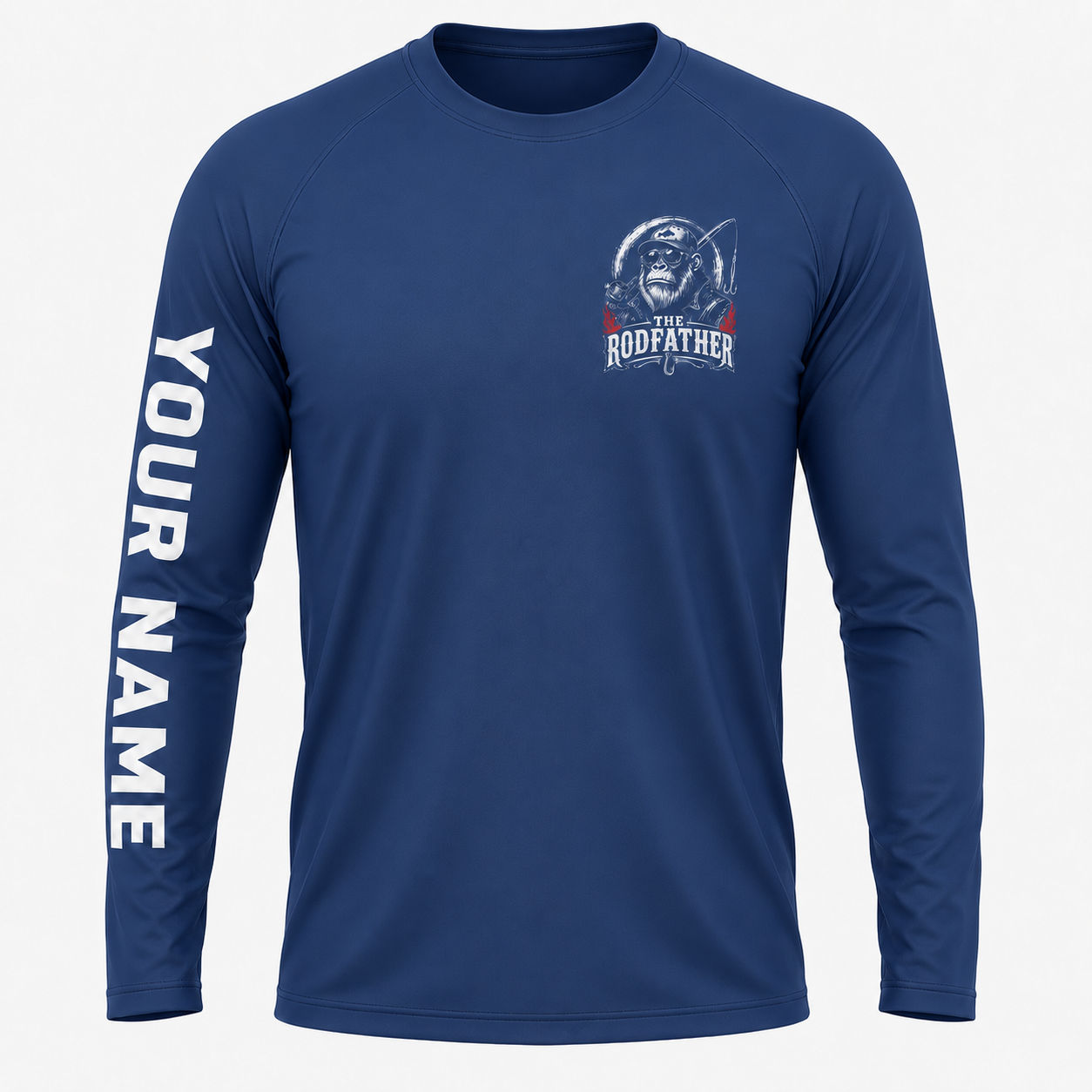 The Rodfather Men Long Sleeve UPF 50+ T Shirt Sun Protection