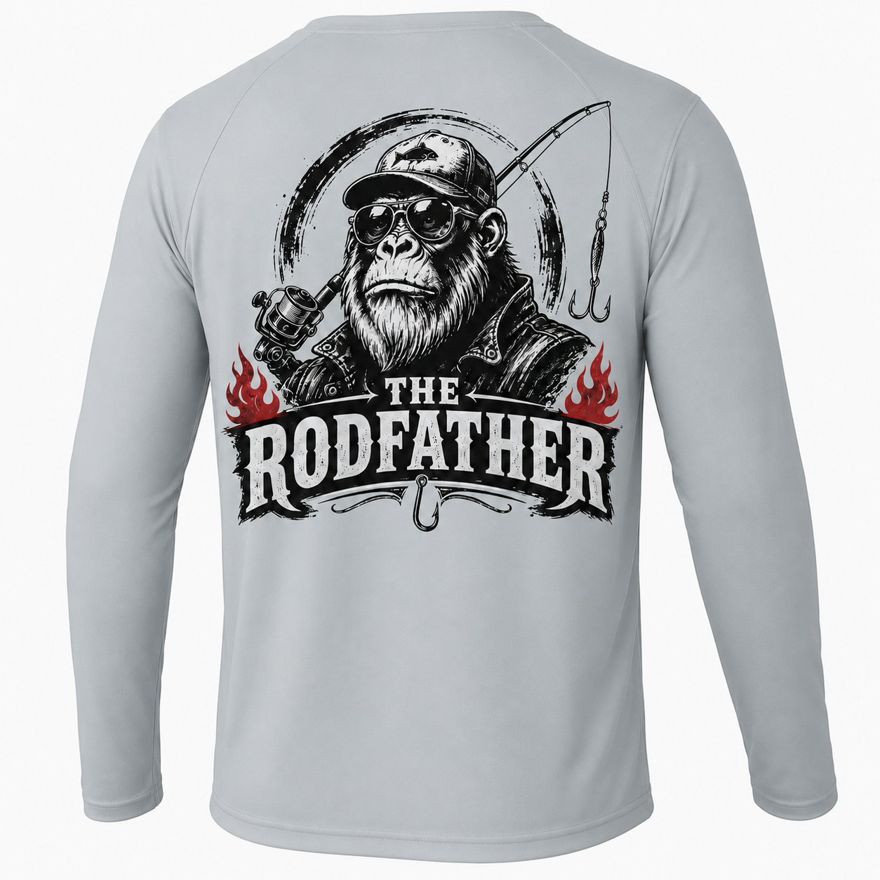 The Rodfather Men Long Sleeve UPF 50+ T Shirt Sun Protection