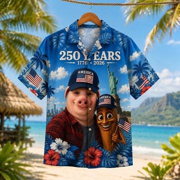 Tung Tung Tung Sahur John Pork Meme Brainrot Calling Hawaiian Shirt