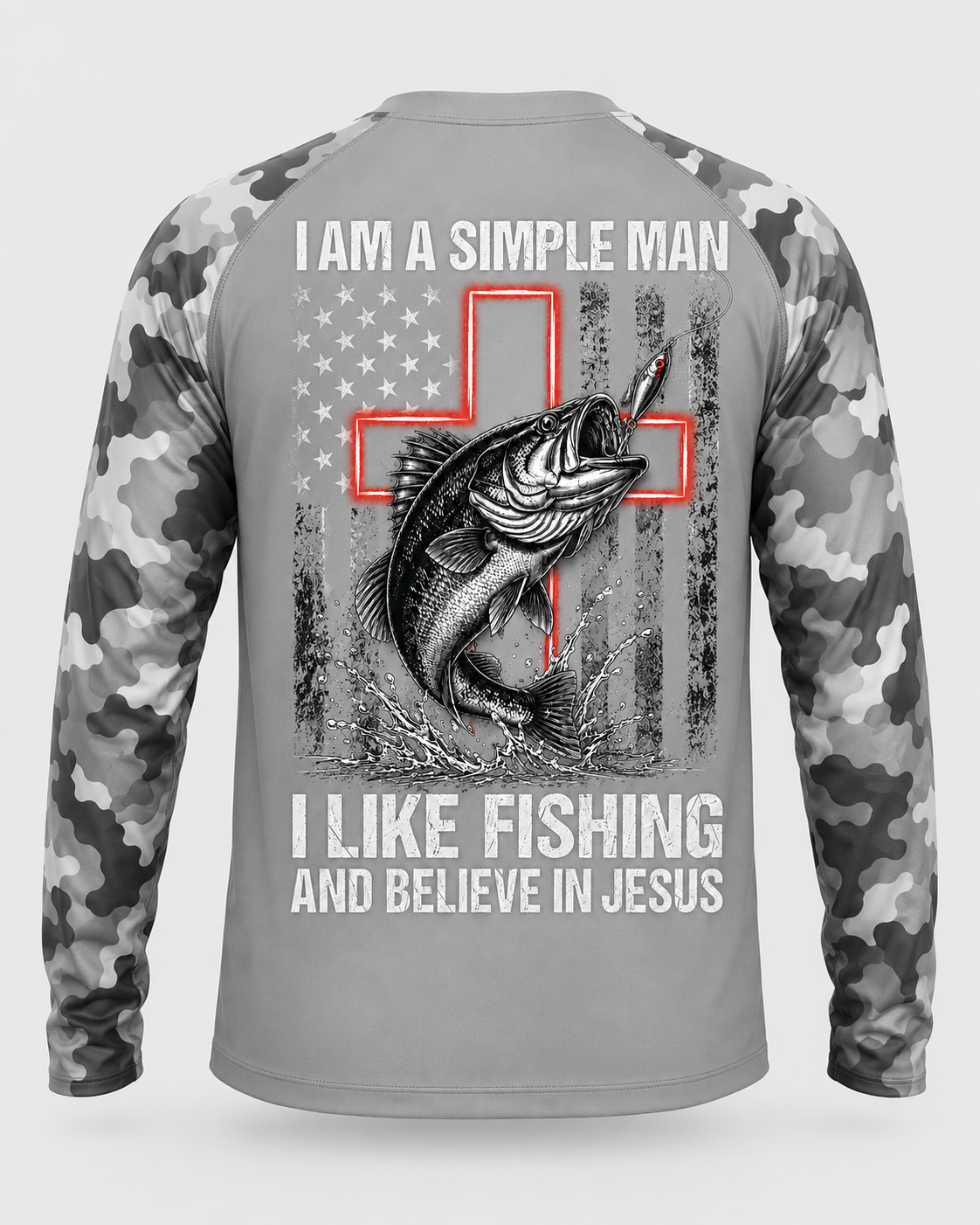 I Am A Simple Man I Like Fishing and Believe in Jesus -version 2