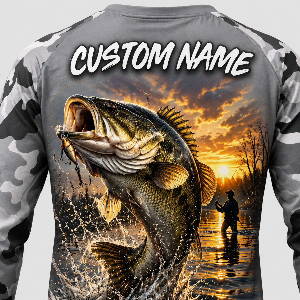 Sunset Camo Catfish Performance Shirt