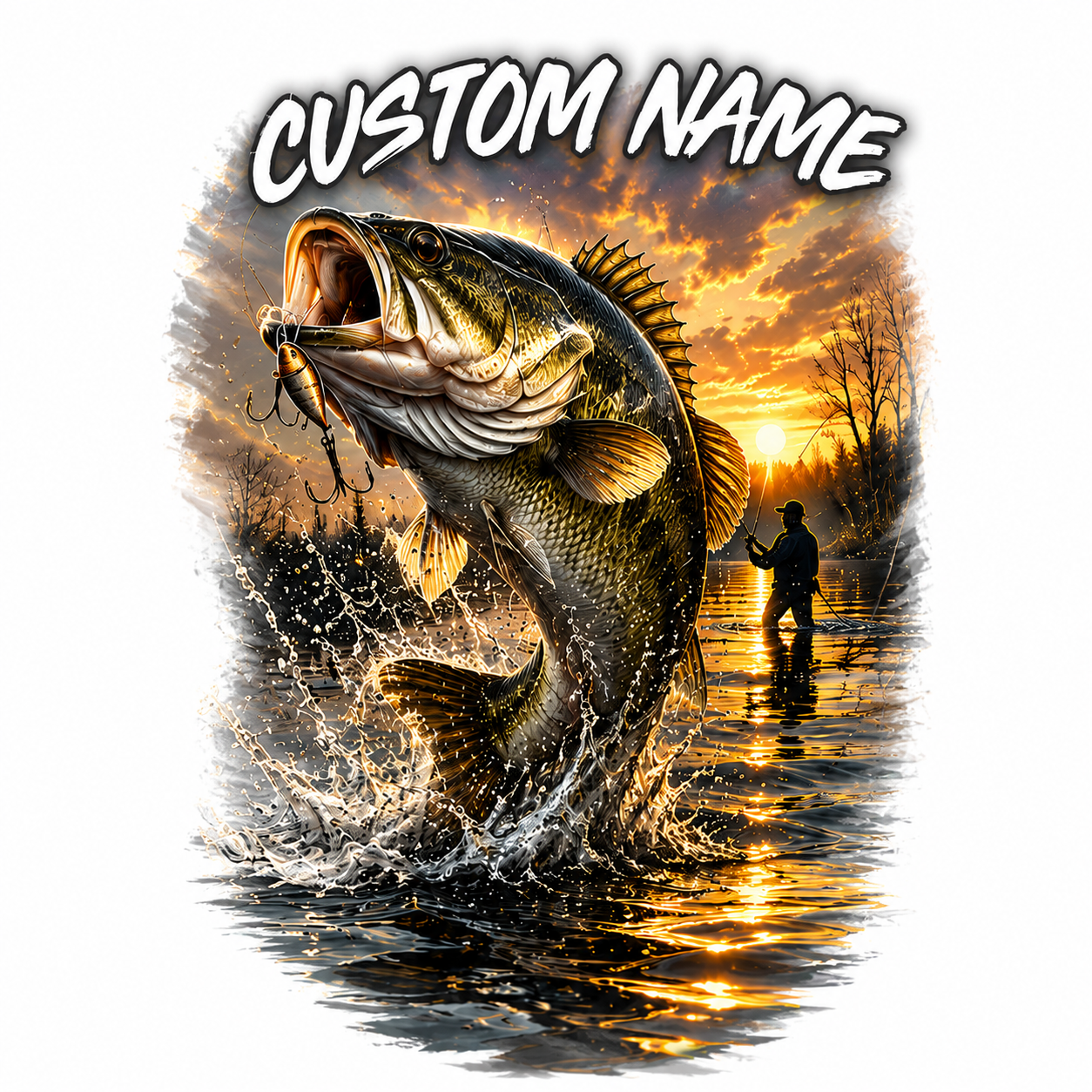 Sunset Camo Catfish Performance Shirt
