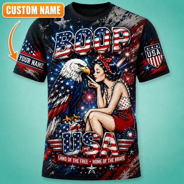 Merica 250 Anniversary USA Shirt 250 Years July 4th Men Kids , Personalized All Over Print