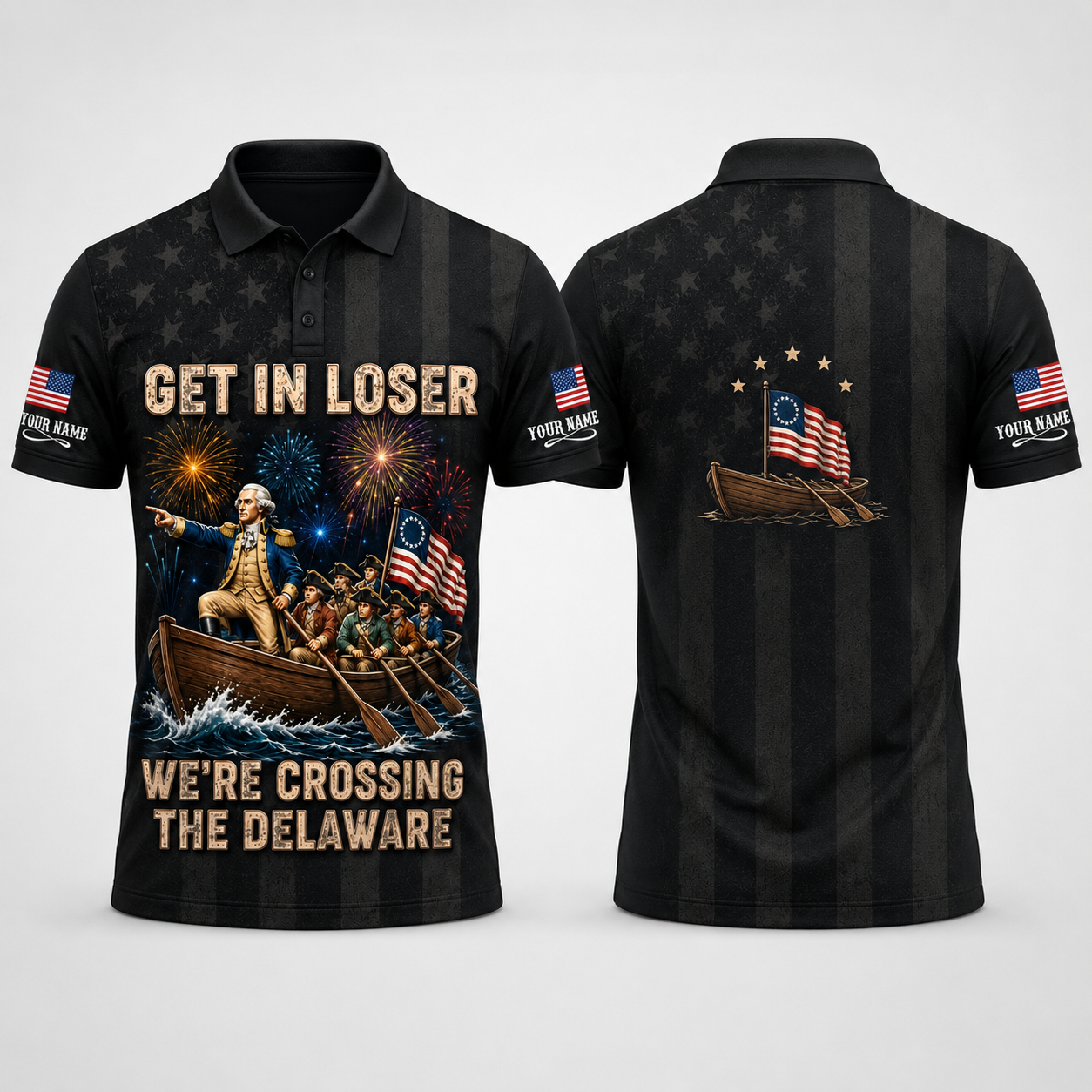 Merica 250 Anniversary USA Shirt 250 Years July 4th Men Kids , Personalized All Over Print