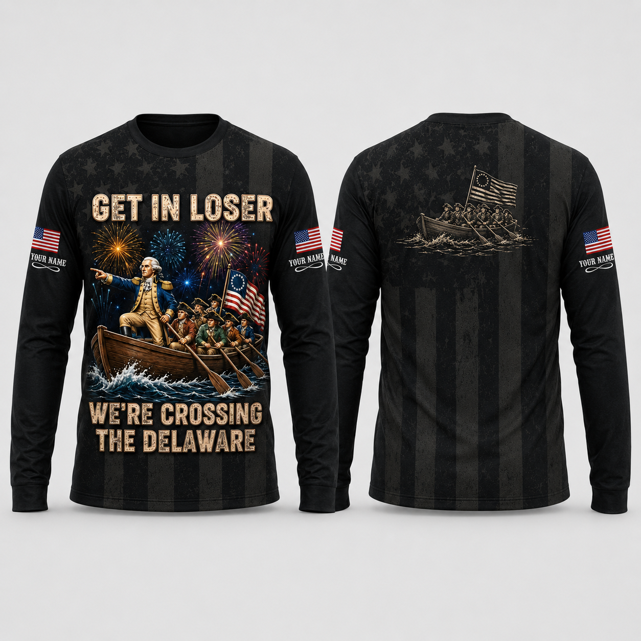 Merica 250 Anniversary USA Shirt 250 Years July 4th Men Kids , Personalized All Over Print