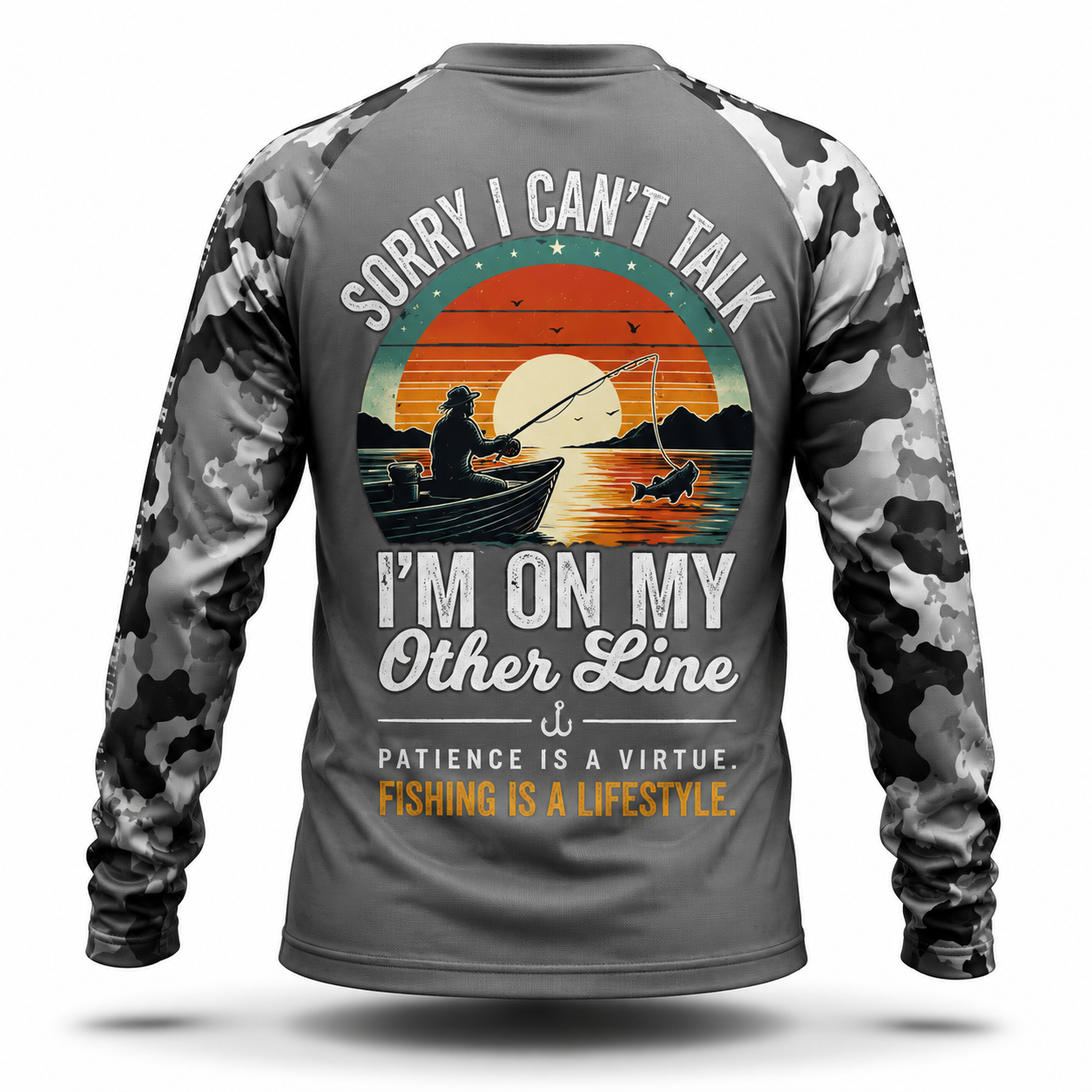 Patience Is A Virtue. Fishing Is A Lifestyle. Performance Shirt