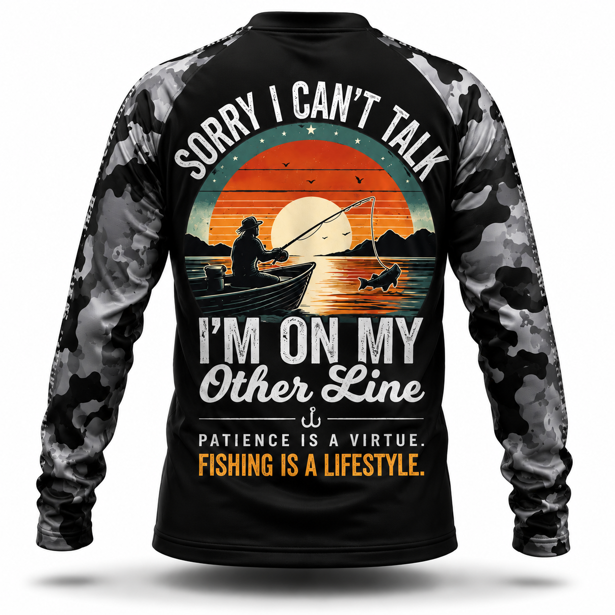 Patience Is A Virtue. Fishing Is A Lifestyle. Performance Shirt