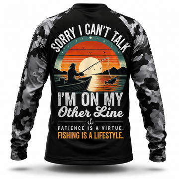 Patience Is A Virtue. Fishing Is A Lifestyle. Performance Shirt