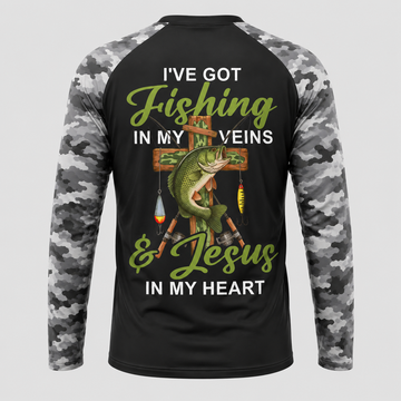 Ive Got Fishing In My Veins Jesus In My Heart Fishing Fishing