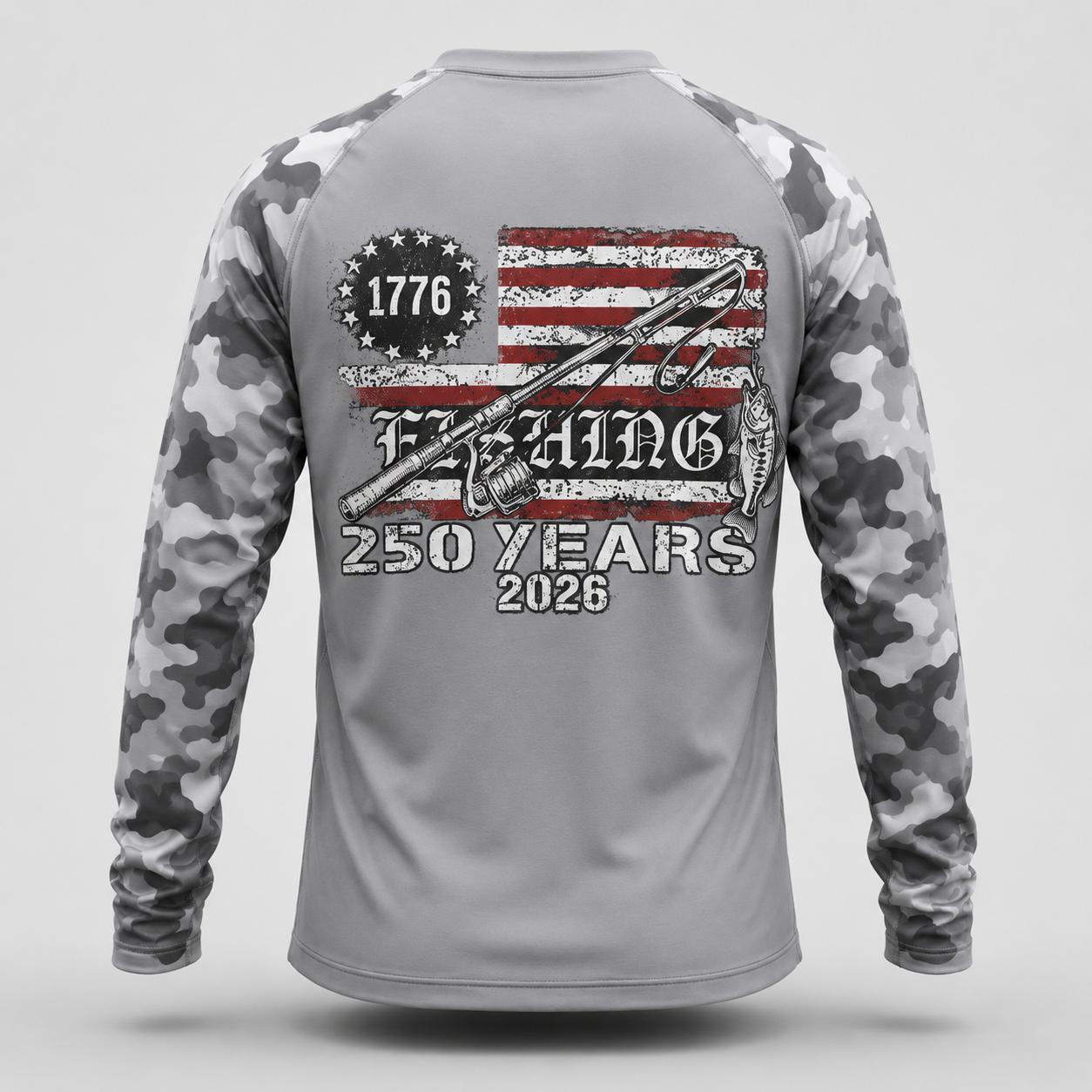 Fisherman 250 Years American 250th Anniversary USA