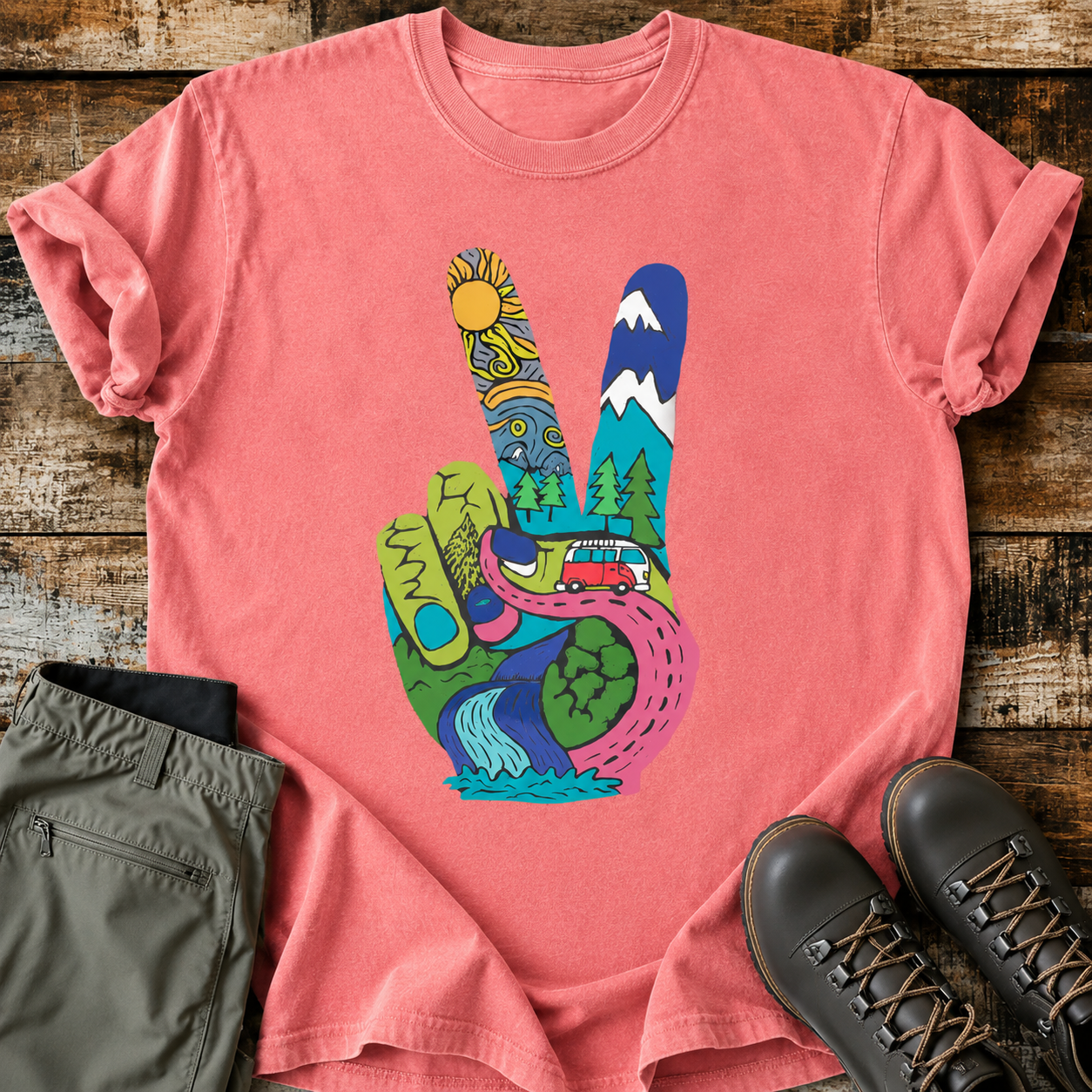 Comfort Colors® Funky Peace  T-shirt