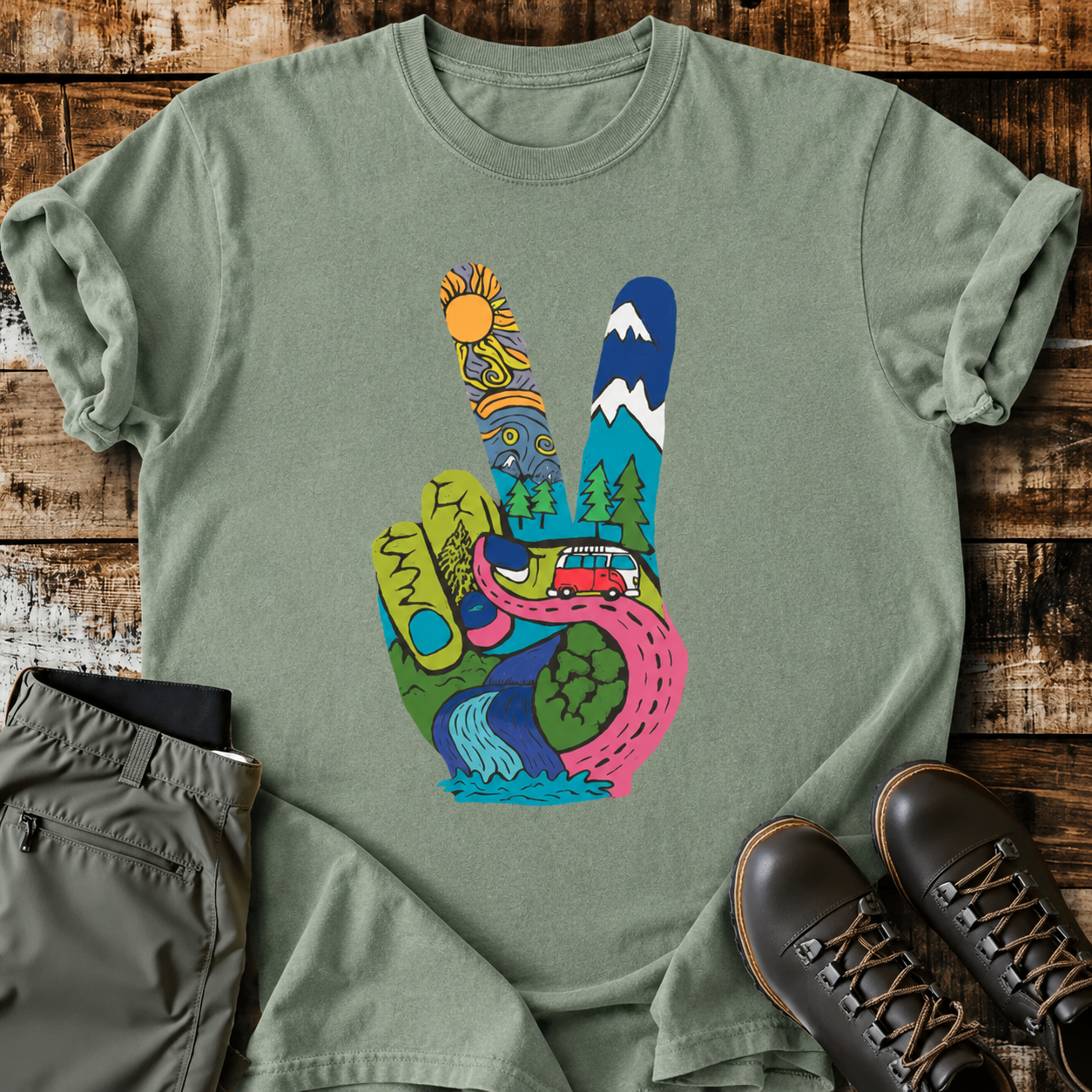 Comfort Colors® Funky Peace  T-shirt