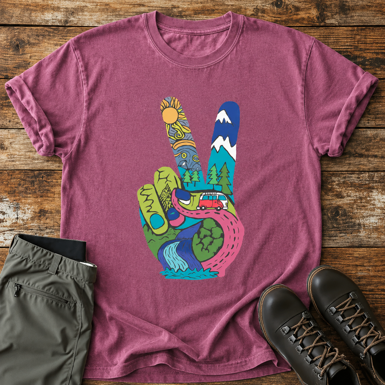 Comfort Colors® Funky Peace  T-shirt