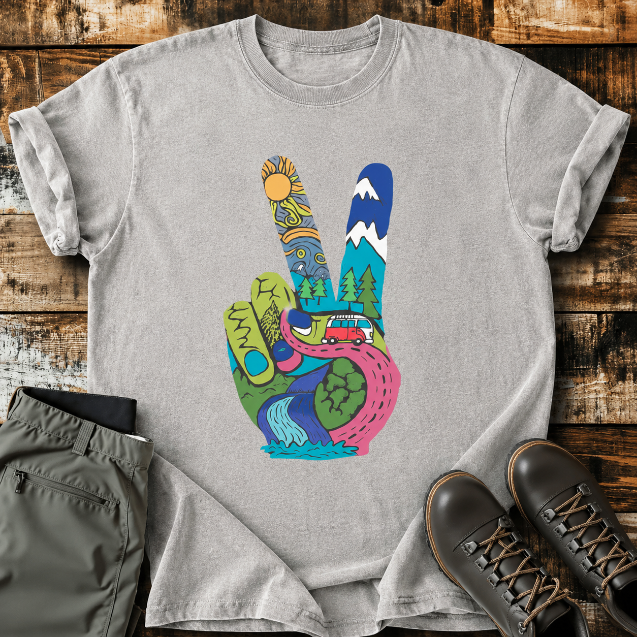 Comfort Colors® Funky Peace  T-shirt