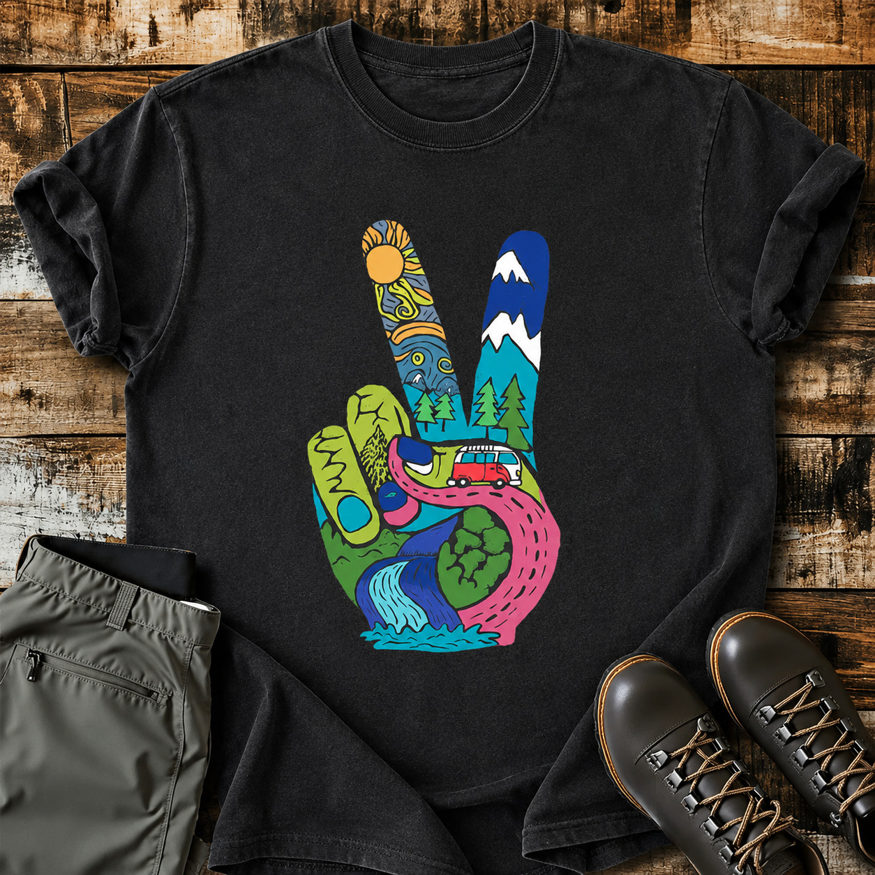 Comfort Colors® Funky Peace  T-shirt