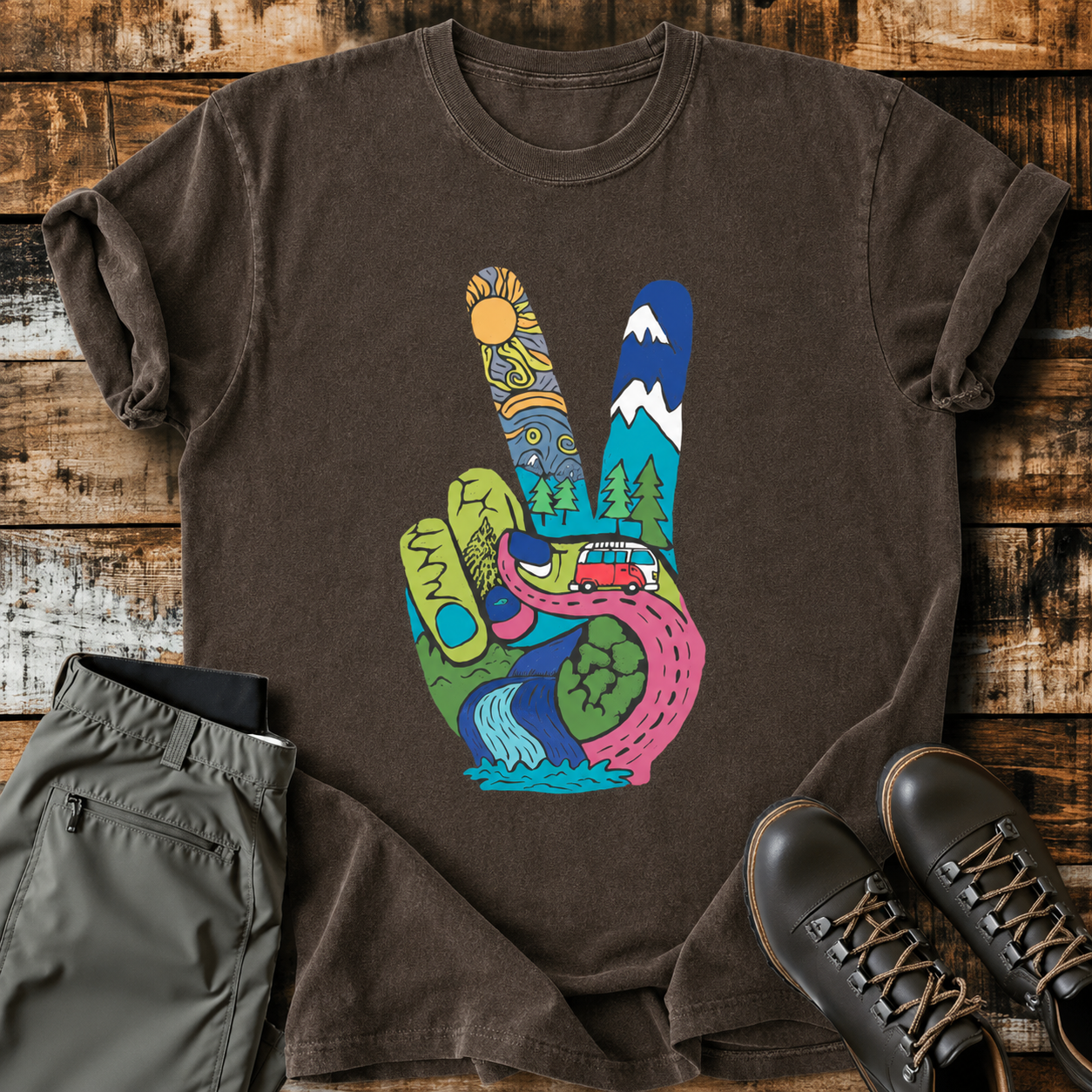 Comfort Colors® Funky Peace  T-shirt