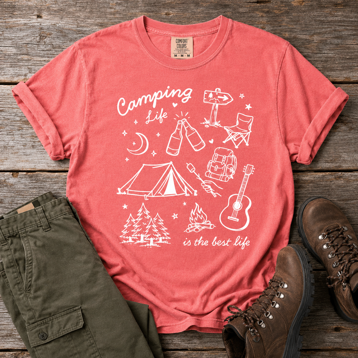 Comfort Colors® Camping Life Shirt