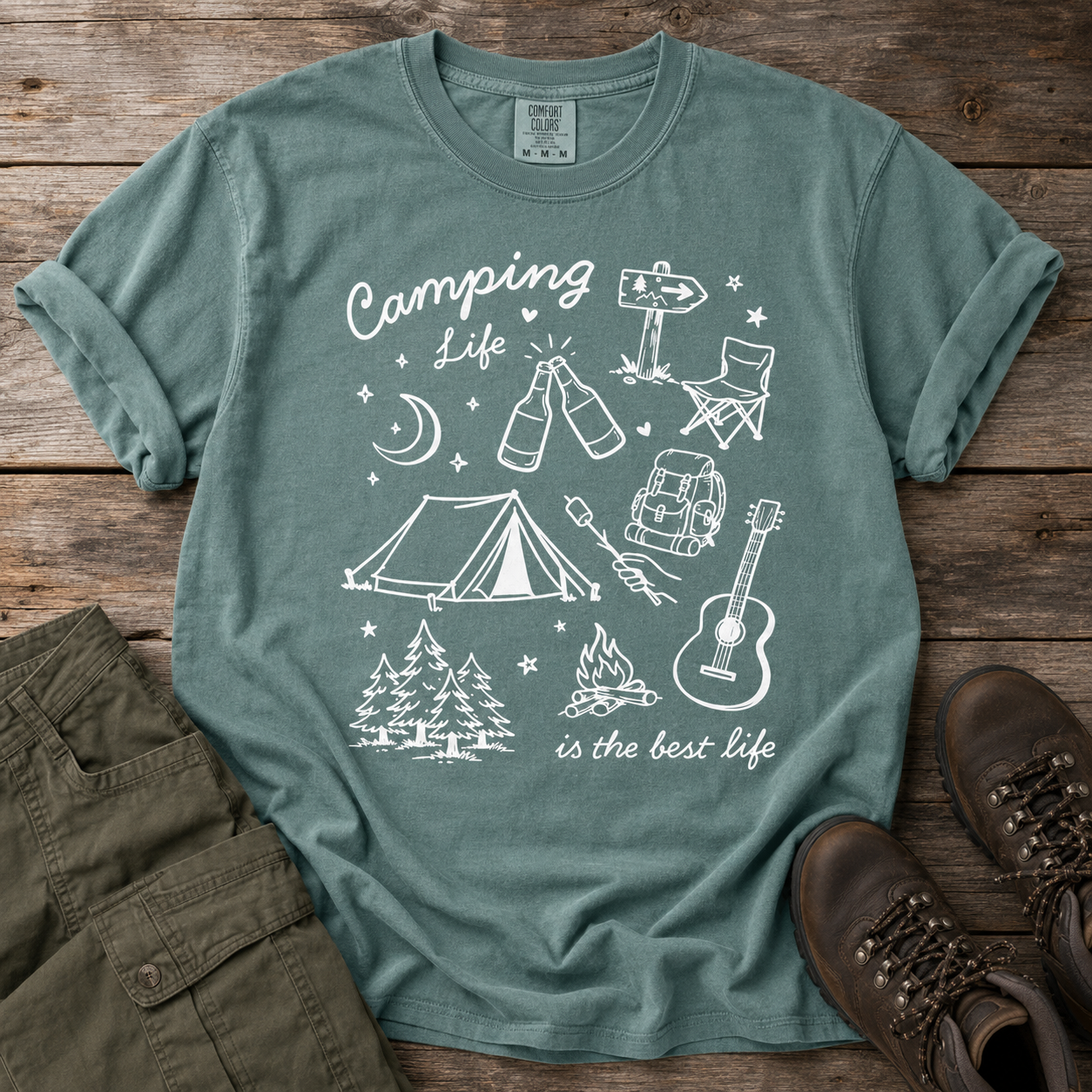 Comfort Colors® Camping Life Shirt