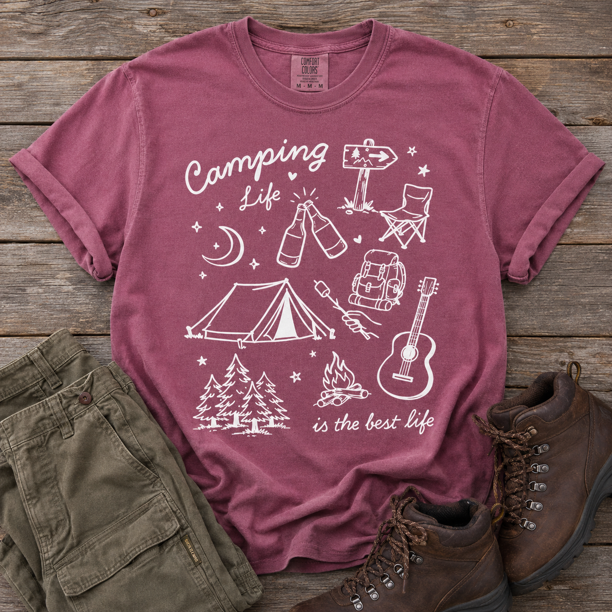 Comfort Colors® Camping Life Shirt