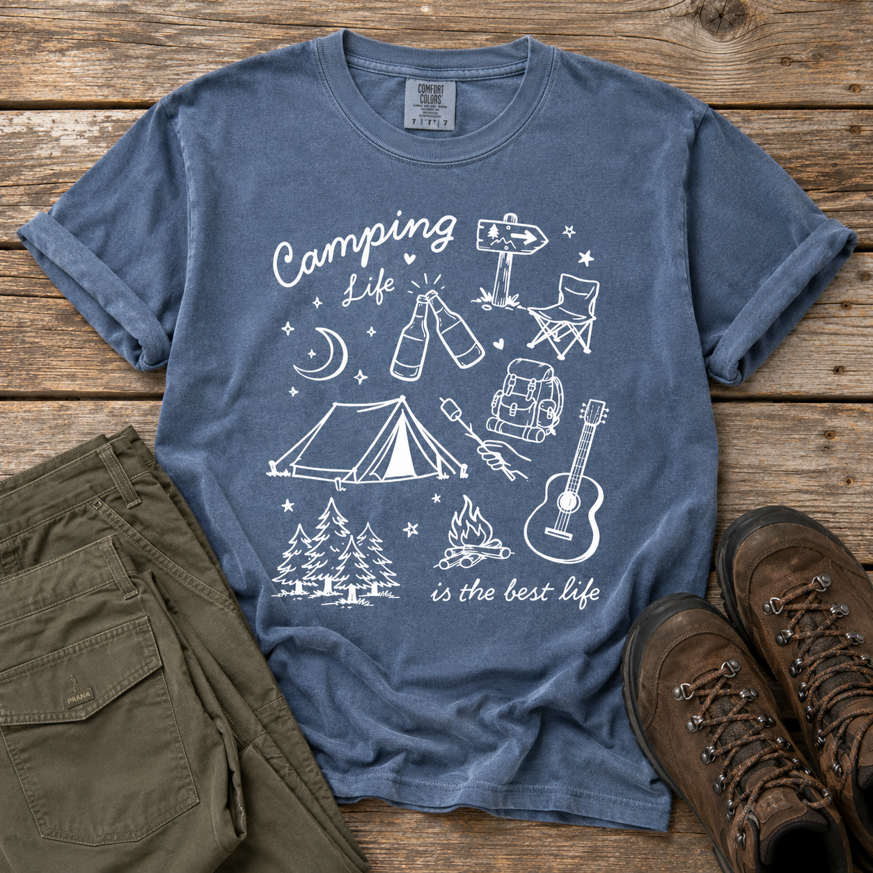 Comfort Colors® Camping Life Shirt