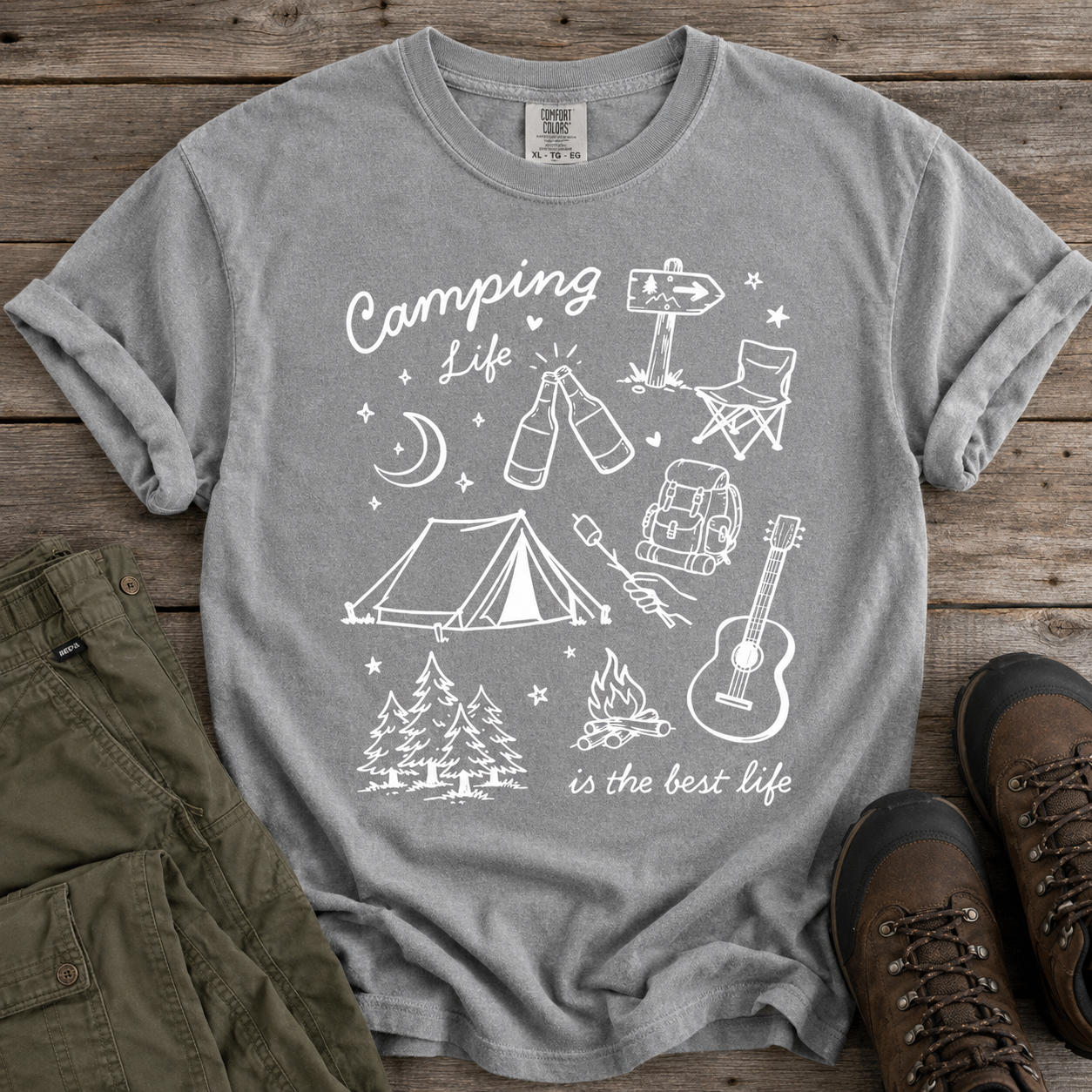 Comfort Colors® Camping Life Shirt
