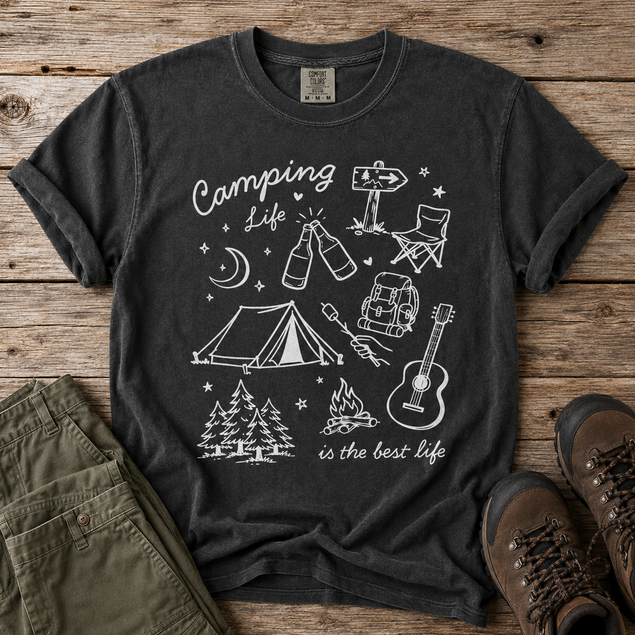 Comfort Colors® Camping Life Shirt