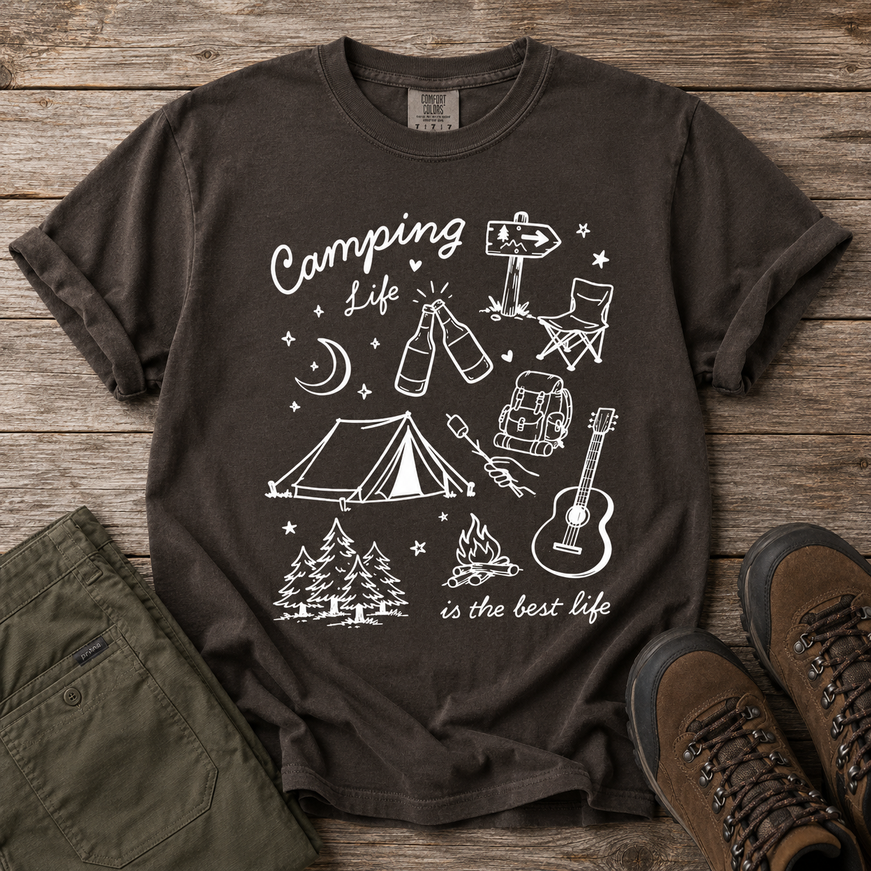 Comfort Colors® Camping Life Shirt
