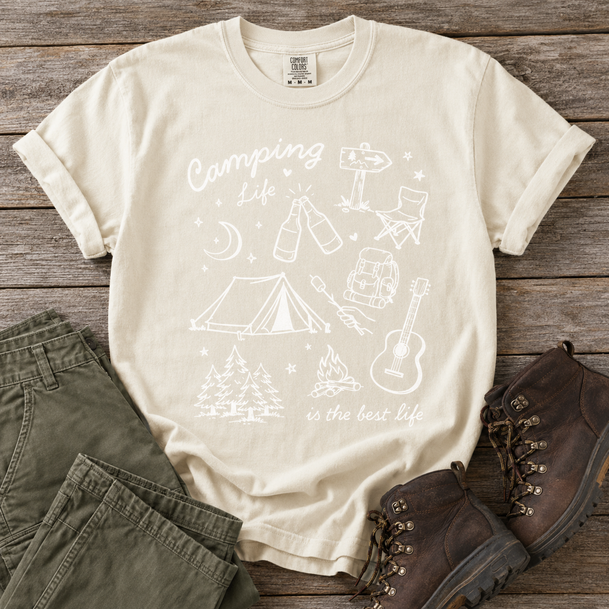 Comfort Colors® Camping Life Shirt