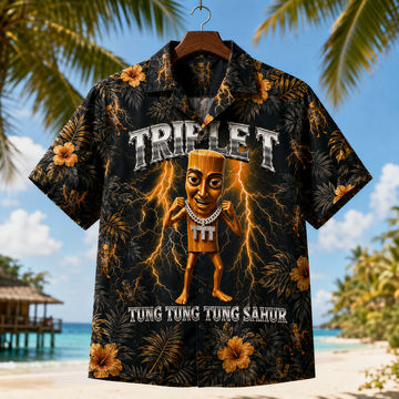 Tung Tung Tung Sahur Triple T Hawaiian Shirt