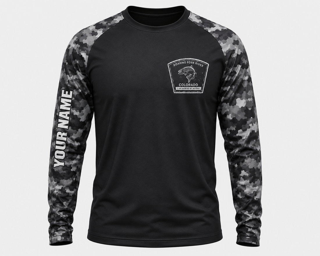 Roaring Fork River Colorado Fly Fishing Performance Shirt