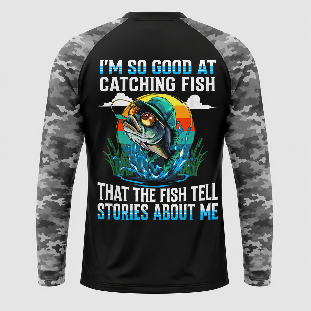 I'm So Good At Catching Fish that The Fish Tell Stories Funny Fishing