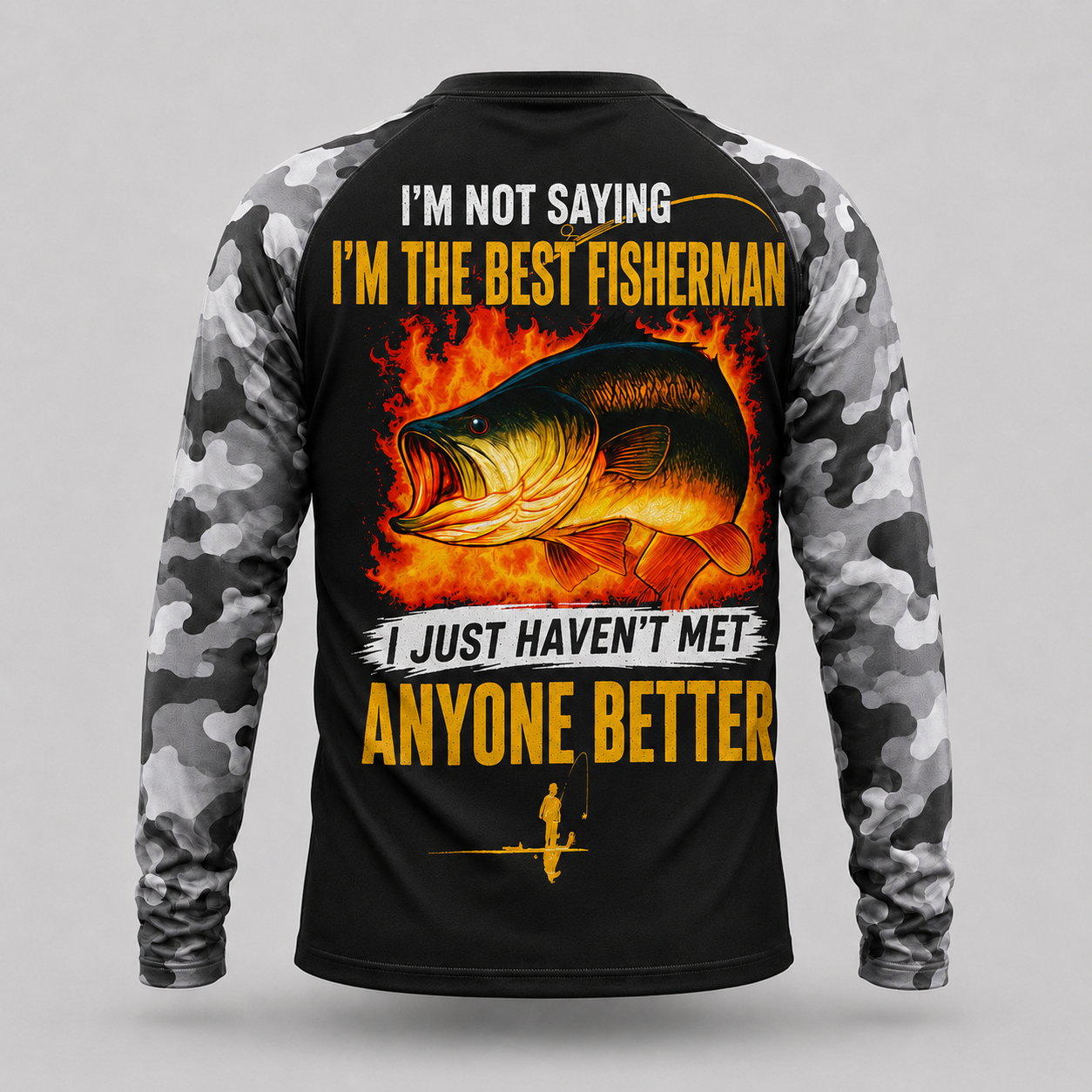 Best Fisherman Camo Shirt