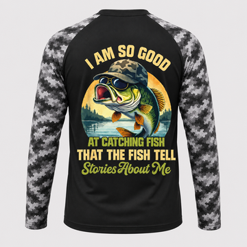 I'm So Good At Catching Fish that The Fish Tell Stories