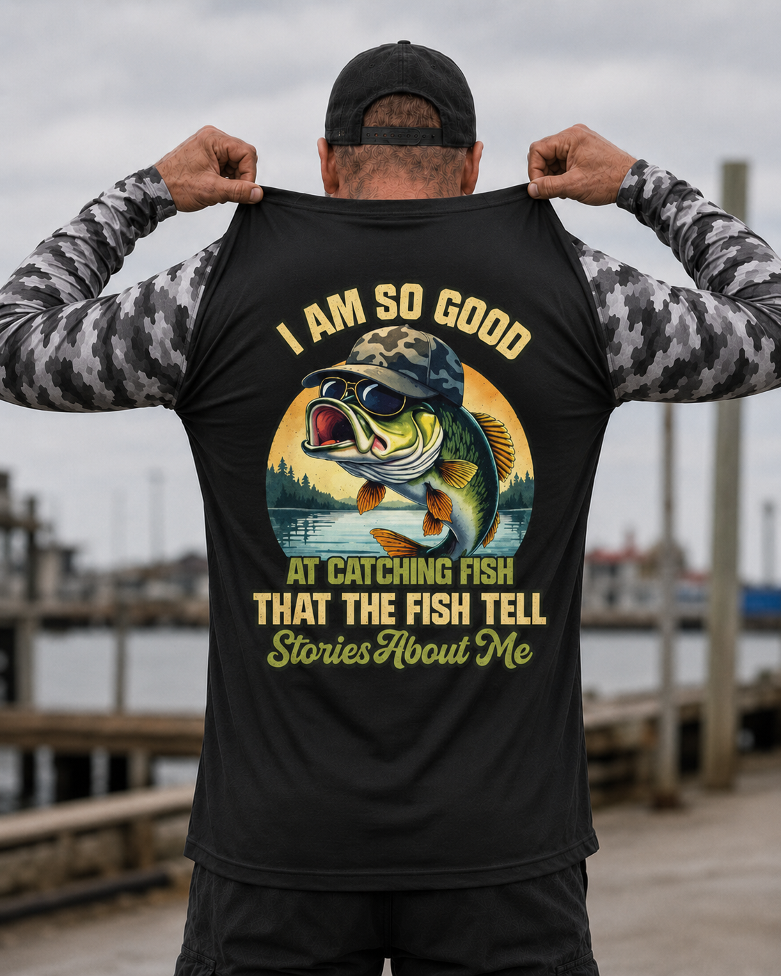 I'm So Good At Catching Fish that The Fish Tell Stories