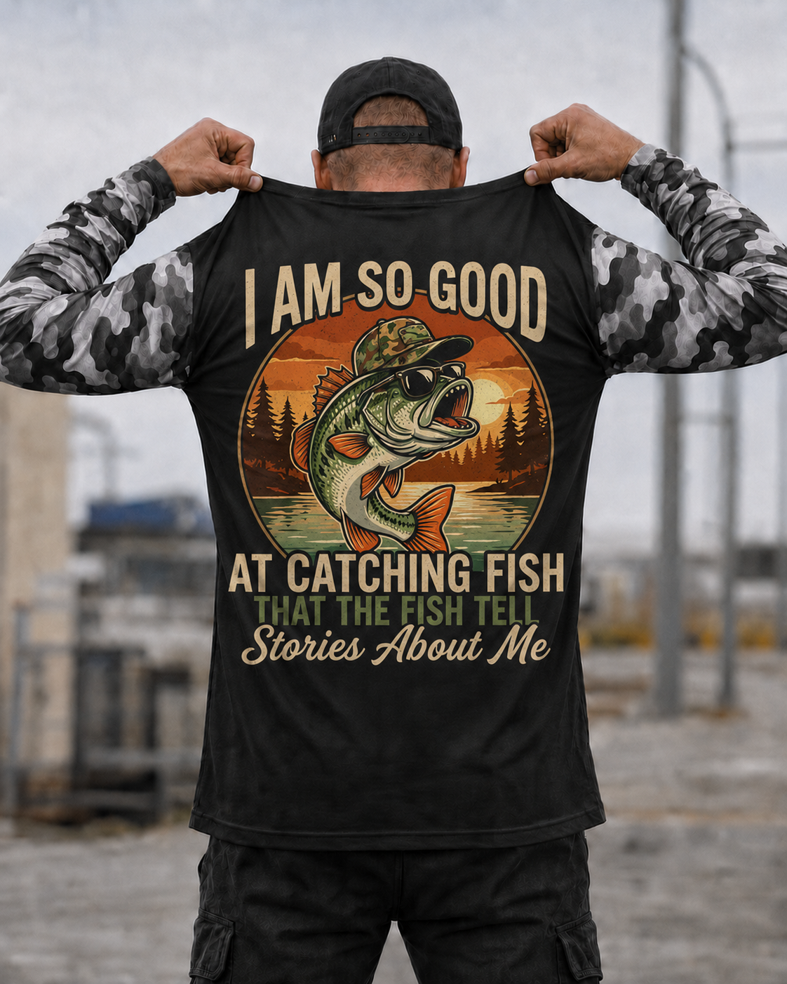 I Am So Good At Catching Fish that The Fish Tell Stories