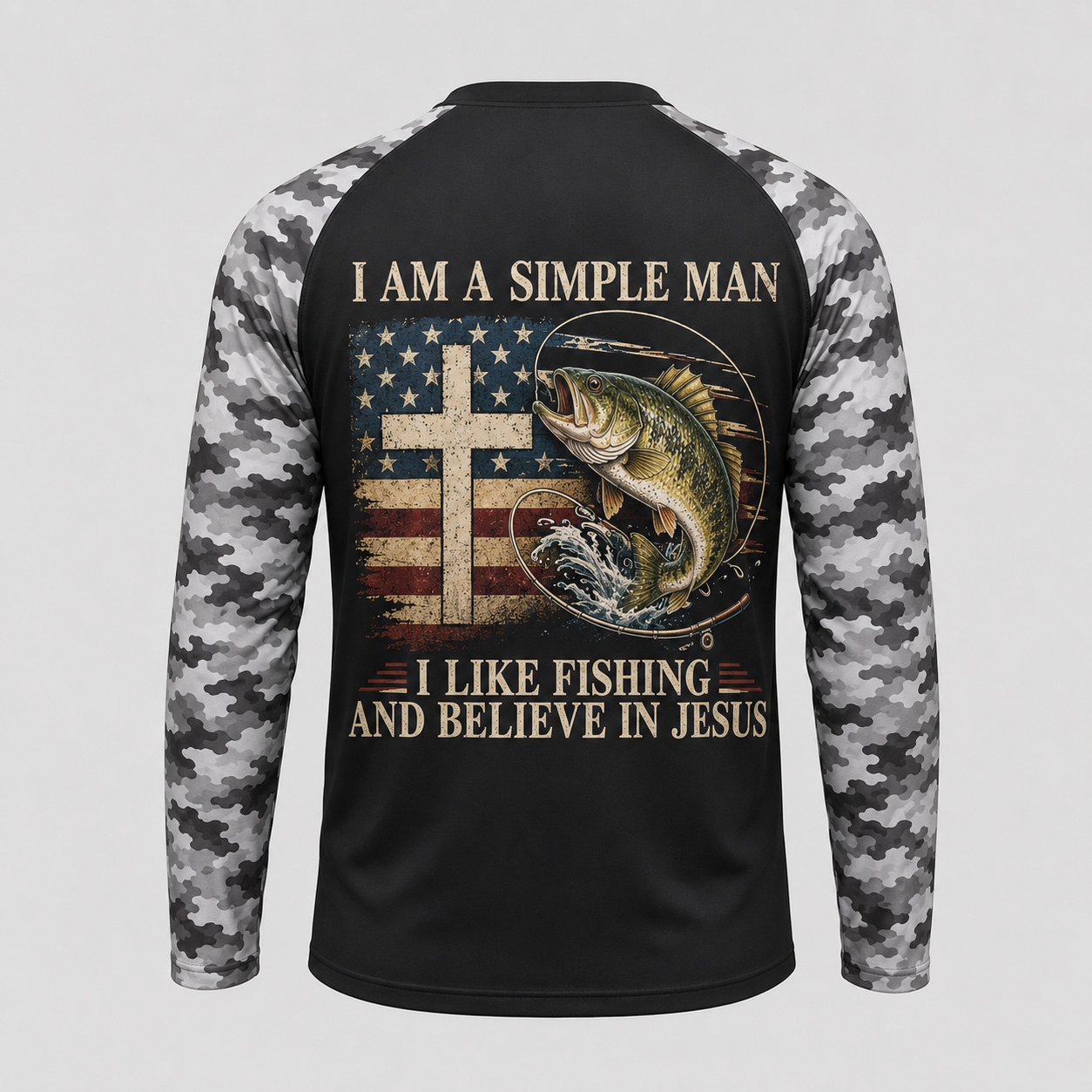 I Am A Simple Man I Like Fishing and Believe in Jesus
