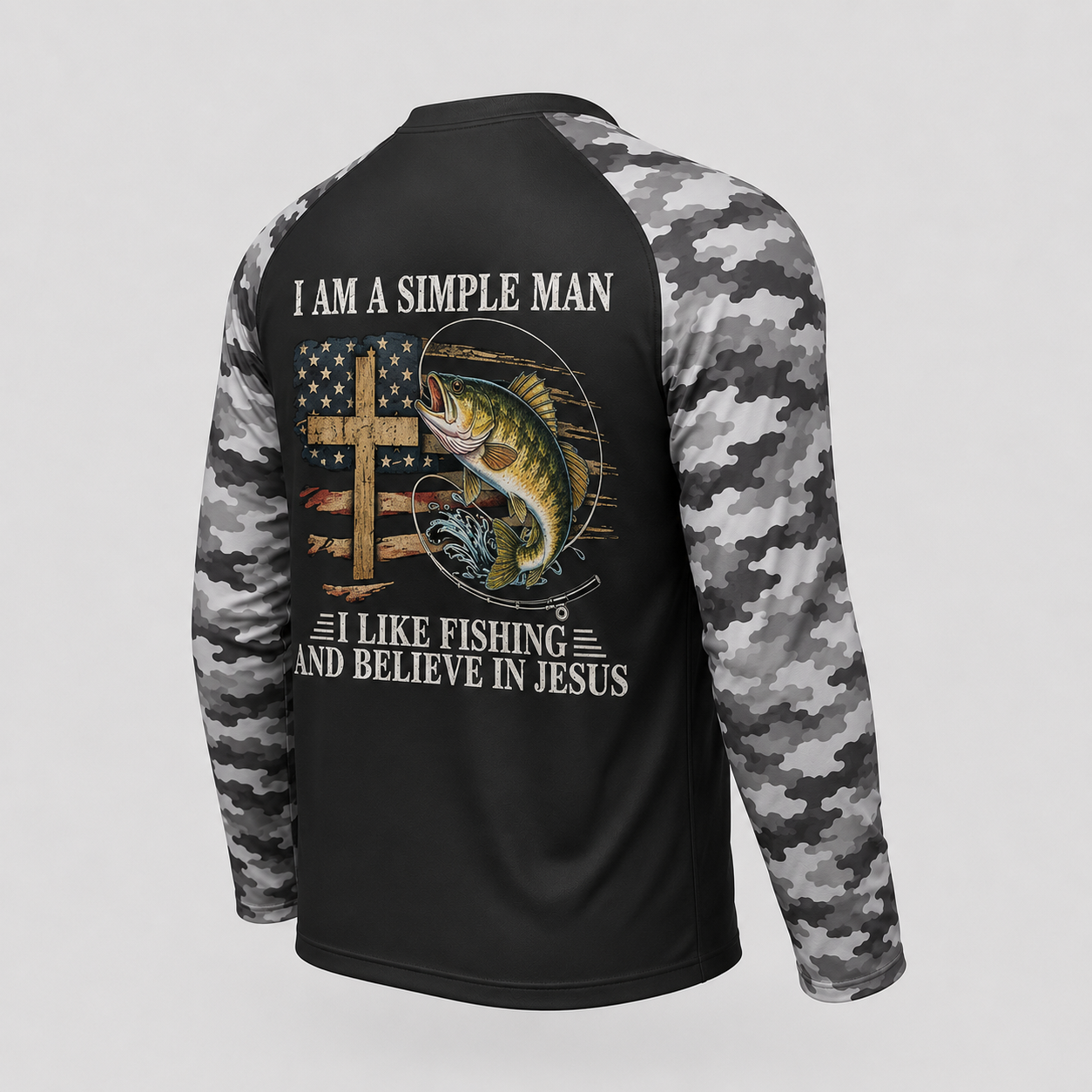 I Am A Simple Man I Like Fishing and Believe in Jesus