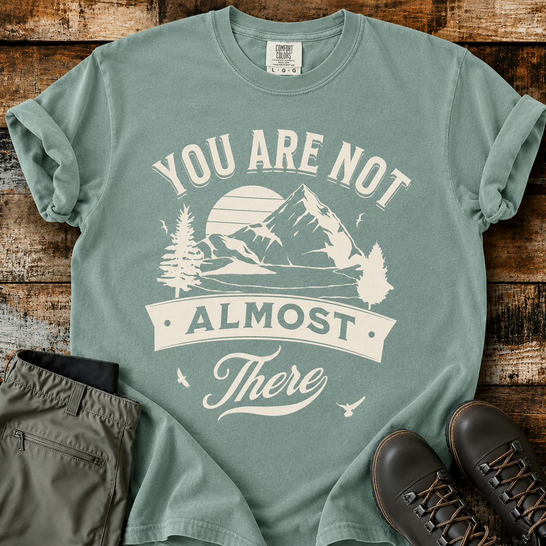 Hiking Shirt Comfort Colors Funny Nature Graphic Tee