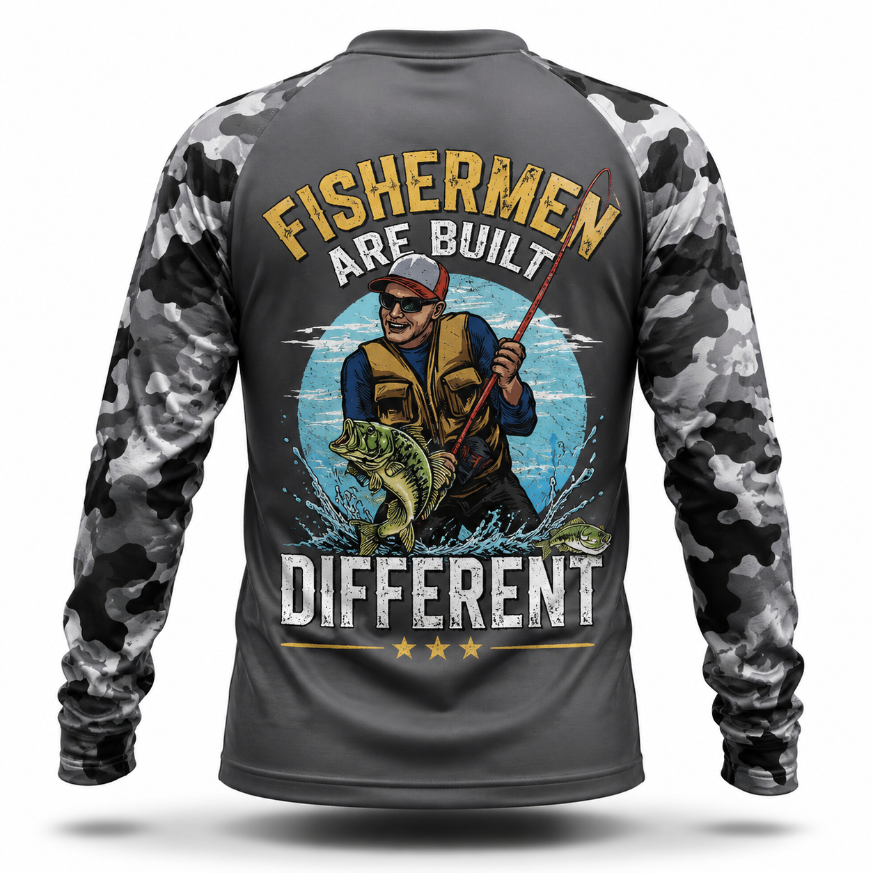 Fishermen Are Built Different - Performance Shirt