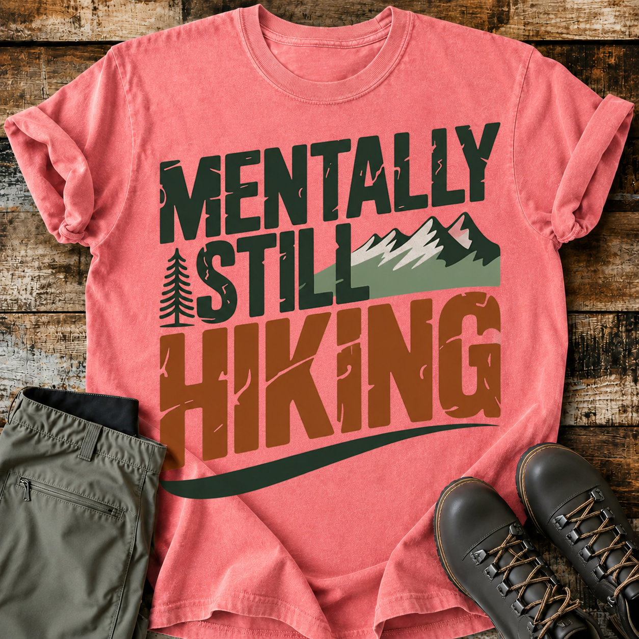 Comfort Colors Mentally Still Hiking Classic T-Shirt