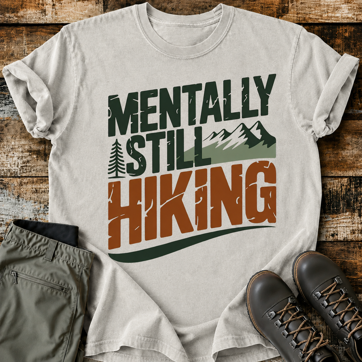 Comfort Colors Mentally Still Hiking Classic T-Shirt