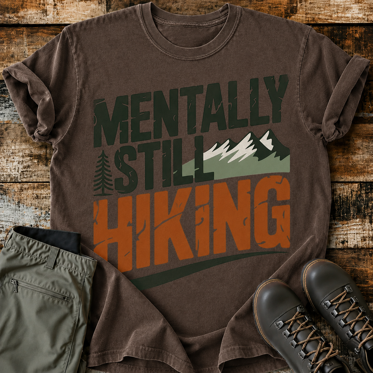 Comfort Colors Mentally Still Hiking Classic T-Shirt