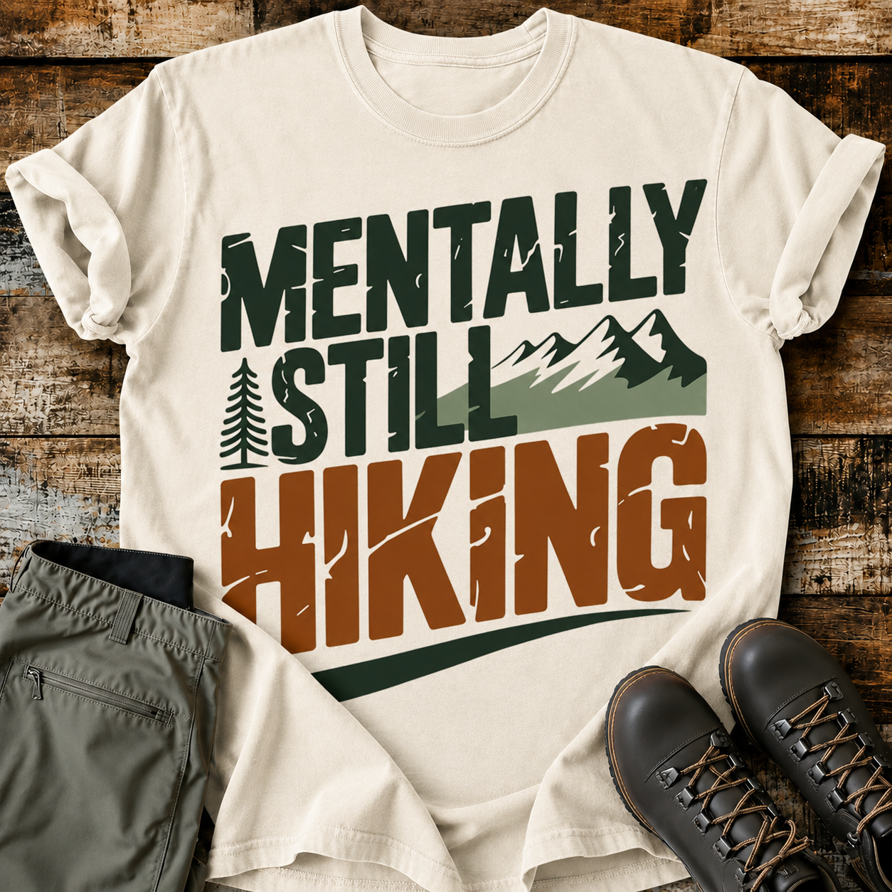 Comfort Colors Mentally Still Hiking Classic T-Shirt